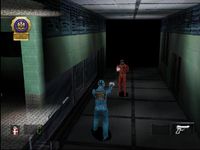 une photo d'Ã©cran de Die Hard Trilogy 2 - Viva Las Vegas sur Sony Playstation